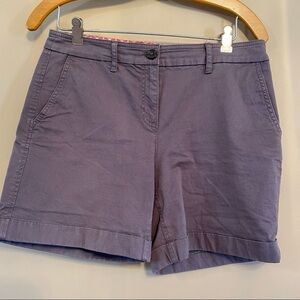 Boden grey chino 6” shorts size 8